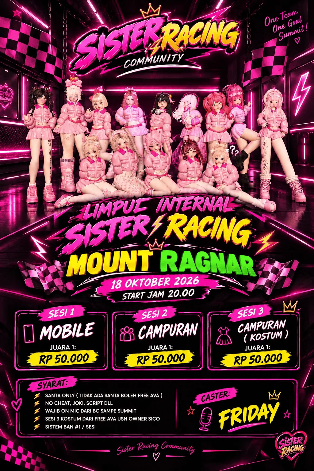 LIMPUL INTERNAL SISTER RACING COMMUNITY